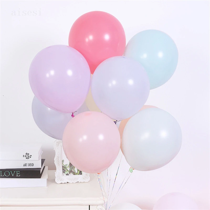 Macaron Latex balloons Helium Balloon For Party Wedding Birthday Child Toys Globos Party Balloons 10/20pcs mix