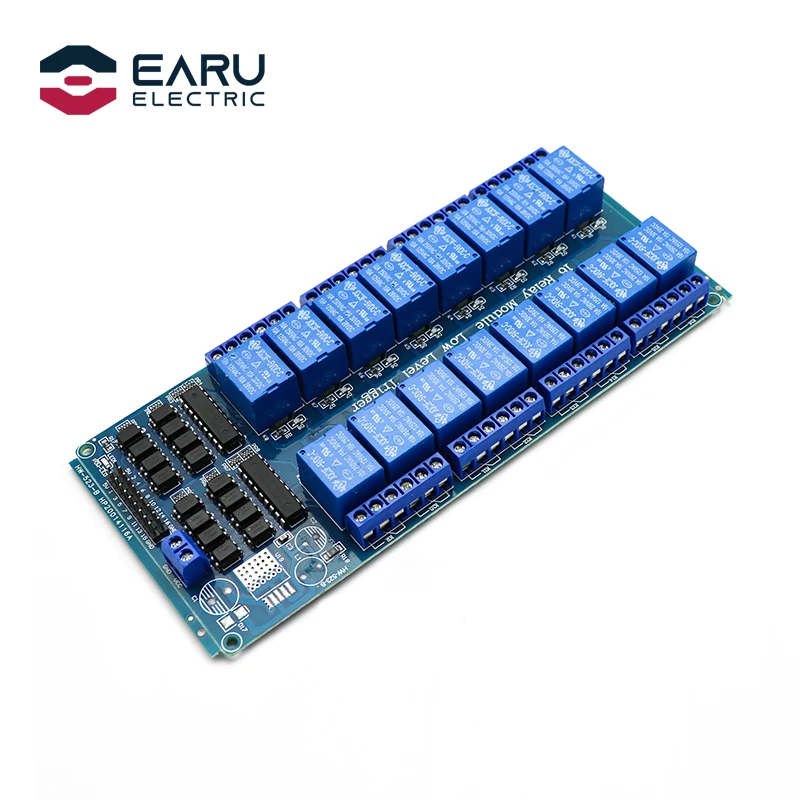 16 Channel Relay Shield Module Dc 5V 12V 24V With Optocoupler Lm2576 Microcontrollers Interface Power Relay For Arduino Diy Kit 16 Channel Relay Shield Module Dc 5V 12V 24V With Optocoupler Lm2576 Microcontrollers Interface Power Relay For Arduino Diy Kit