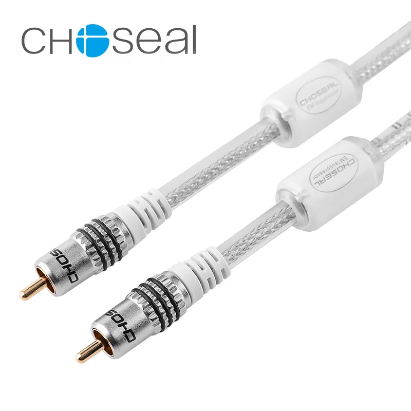 Choseal QS6771 RCA Subwoofer Speaker Cable Digital Coaxial Audio Cable