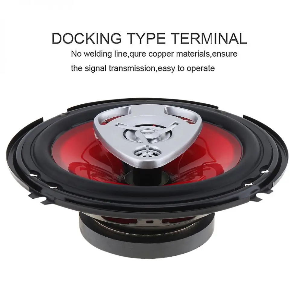 XS-GT6037, 2 шт, 220 Вт, автомобильный HiFi коаксиальный динамик, автомобильная дверь, авто аудио, стерео, полный диапазон частот, динамик s для автомобилей