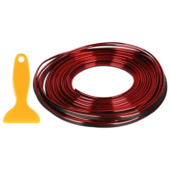 

Insert Molding Trim Strip Molding Trim Strip Decor Red 10M 32.8ft Interior Door