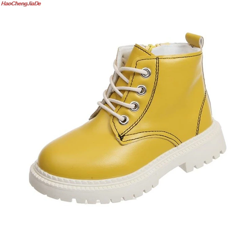 

Girls boots fashion kids boots for baby girls autumn winter cotton warm Brand little children martin shoes