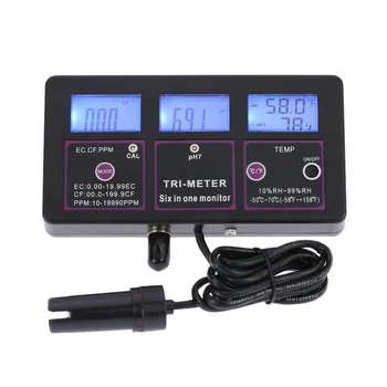 

New Professional Multi-parameter Water Testing Meter Digital LCD Multi-function Water Quality Monitor Multiparameter