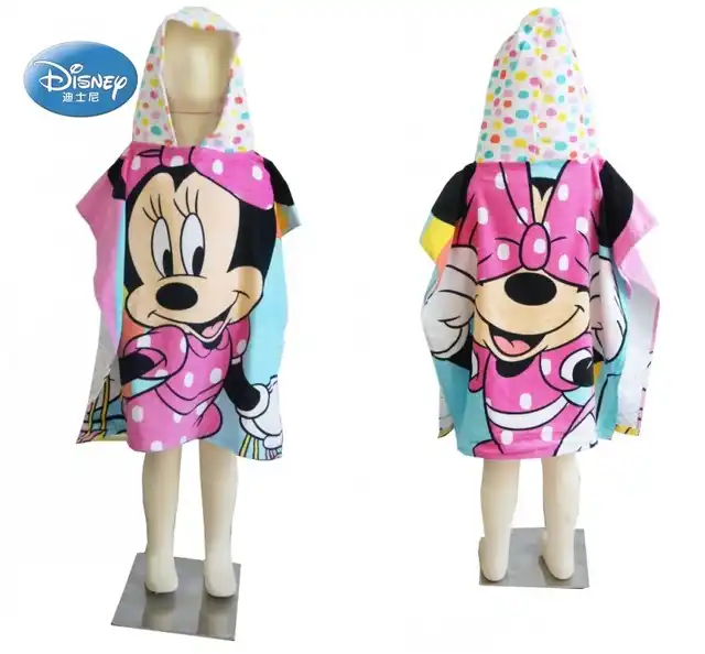 mickey mouse hooded bath towel