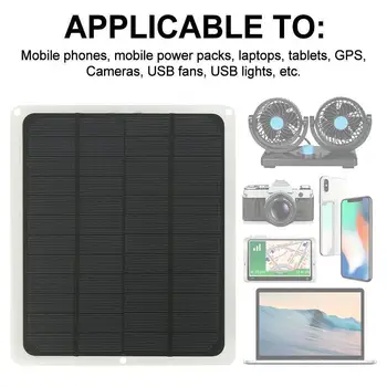 

Portable Outdoor Solar Charger 5v 7w Lithium Battery Charging Crystal Car Hot Boat Fast Power Single Panel Chargers Supply J4P6