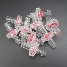 10 шт. 7 мм равный диаметр запорного клапана анти-обратного потока M7 обратный клапан для силиконового аквариумный шланг бак для 6 мм 7 мм 8 мм трубка* FD872X10