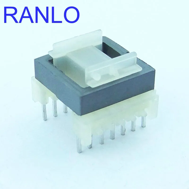 10 шт. EF16(P-1621-1) высокочастотный Трансформатор бобины PA66 14Pin(7+ 7), thro-hole вертикальный+ мягкий магнитный ферритовый сердечник PC40