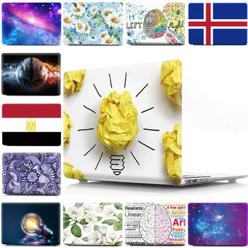 

Creative Light Bulb Pattern Printing Hard PC Laptop Accessories For Macbook Pro Air 11 13 Retina 13 12 15 A1398 A1534 A1425 Case