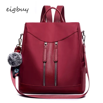 

Girl Cute Backpacks Backpack Party Classic Solid Oxford Zipper Pink Vintage Teenage Backpacks For Girls Mochila Notebook Plecak