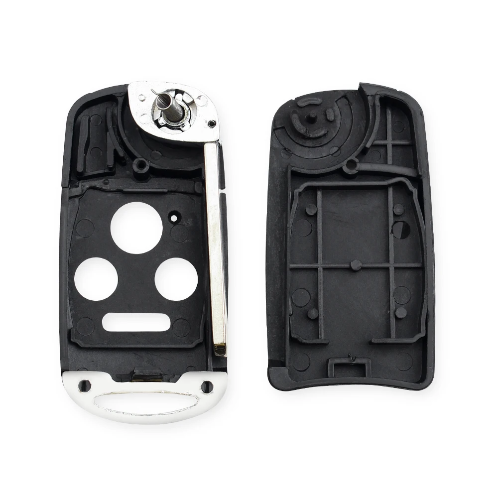 KEYYOU modificato Filp pieghevole a distanza per auto chiave Shell Fob Case per Honda Fit CRV Civic Insight Ridgeline HRV Jazz ACCORD 2003-2013 - Hf3266c4614ea413893ca937e2eee615cz