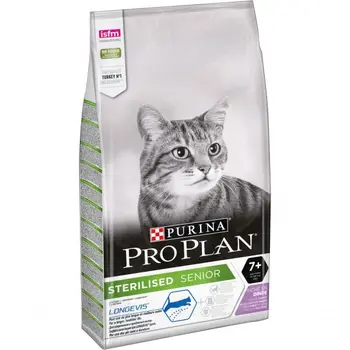 

Pro Plan сухой корм для стерилизованных кошек и кастрированных котов, индейка, пакет, 10 кг