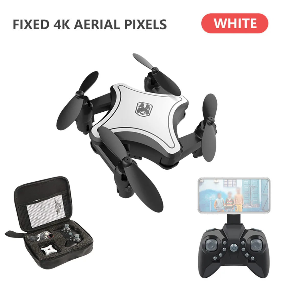 KY902 складной мини Дрон с 4K / 2.0MP HD камерой WiFi FPV удержание высоты Follow Me Selfie RC