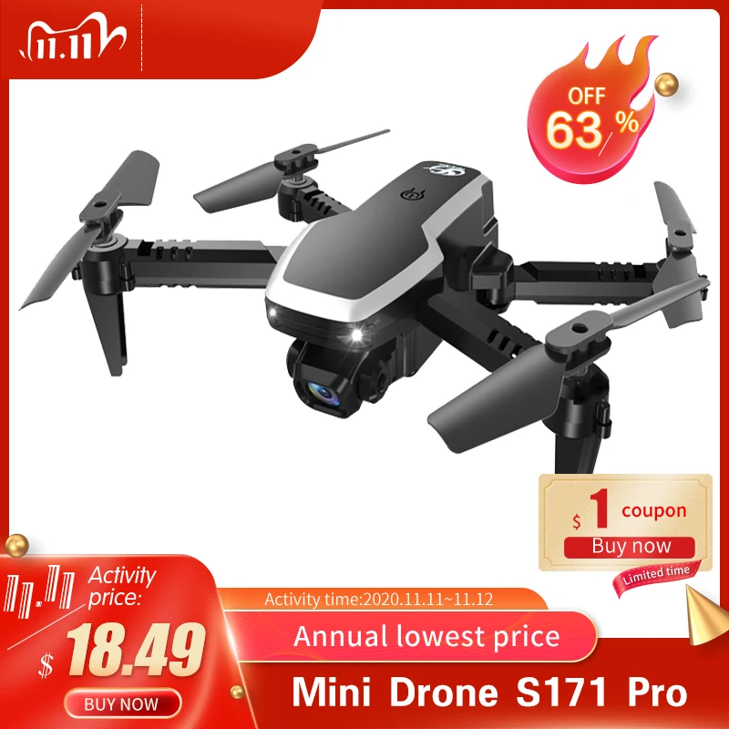 

Mini Drone 4k HD Camera WiFi FPV Live Video RC Quadcopter Air Pressure Altitude Hold RC Quadcopter Drones Toy Outdoor Toys