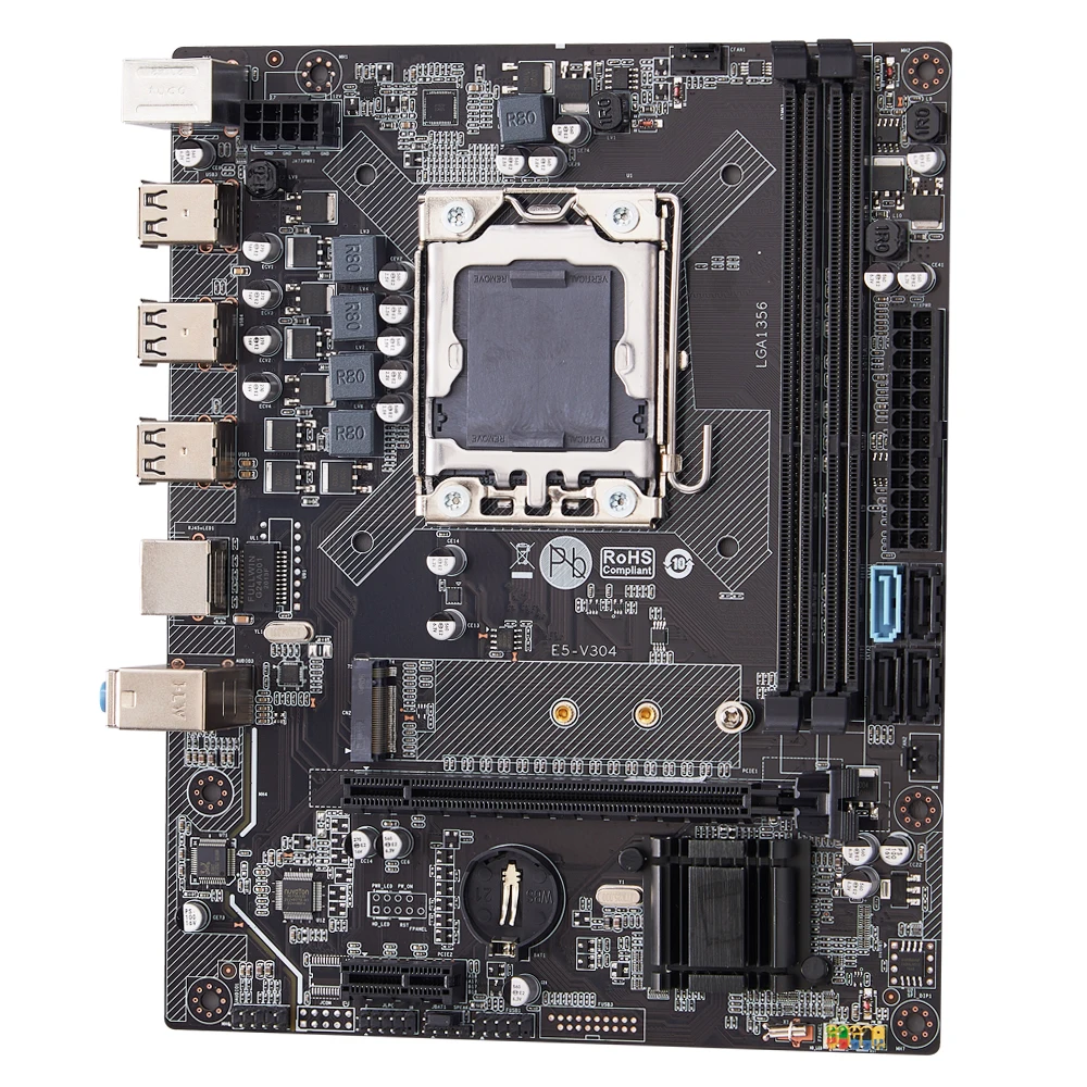 Набор материнских плат qiyida X9A с Xeon LGA 1356 E5 2420 cpu 2 шт. x 4 ГБ = 8 Гб 1333 МГц pc3 10600R DDR3 память