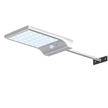 36LED без пульта дистанционного управления черный белый светильник без полюса или солнечный светильник без полюса уличный индукционный светильник