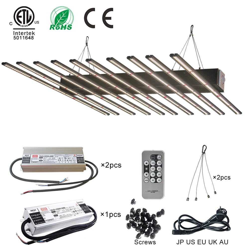 

10 bars 800W led grow light for medical plants commercial industry growth