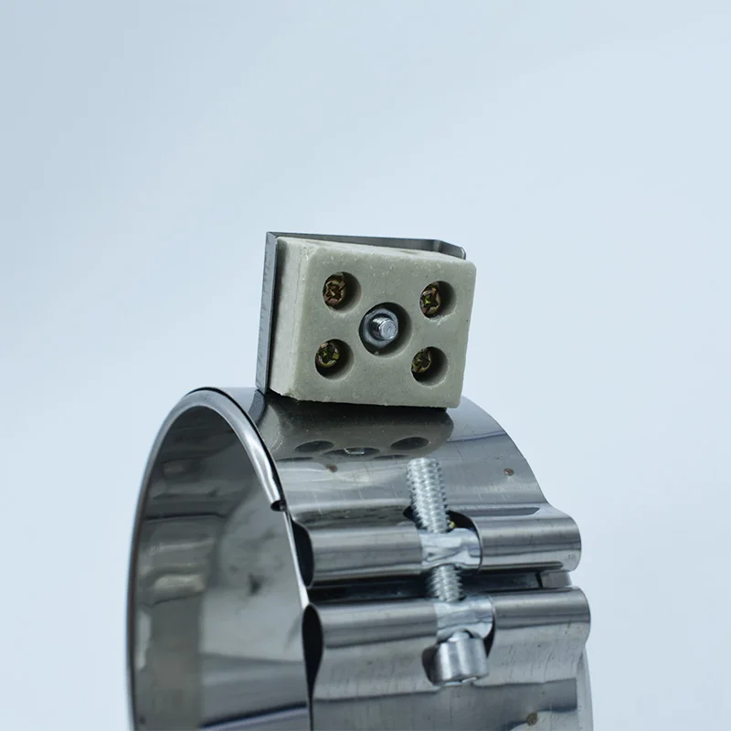 2pcs/Lot 220V 120mm Inside Dia. Mica Band Heater 40-120mm Height Stainless Steel Element for Plastic Injection Machine