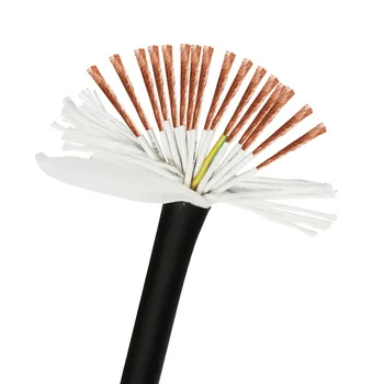 

Towline Wire 16 core 0.2,0.3,0.5,0.75 mm² Ultra High Flexible 24,22,20,18AWG TRVV Drag Chain Cable 5m