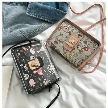 

New Women Mini Wallet Transparent PVC Plastic Cross Body Purse Durable Summer Shoulder Bag Organizer New