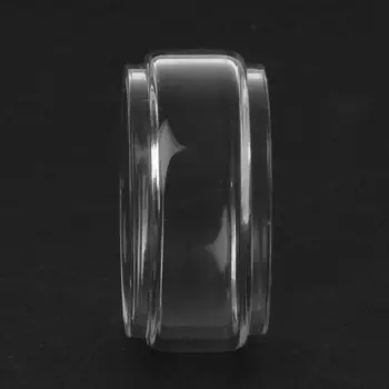 

Transparent Transparent Pyrex Glass Tube Replacement Fatboy Glass Tank Electronic Cigarette Vape Accessories for Ofrf Gear RTA