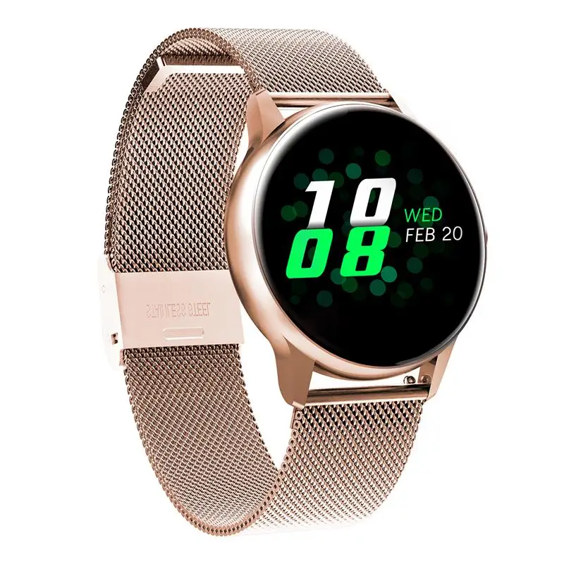 Gold steel strap 696 Новинка DT88 Смарт-часы IP68 Водонепроницаемый кровяное давление кислород монитор сердечного ритма спортивные Смарт-часы длительное время ожидания - Цвет: Gold steel strap