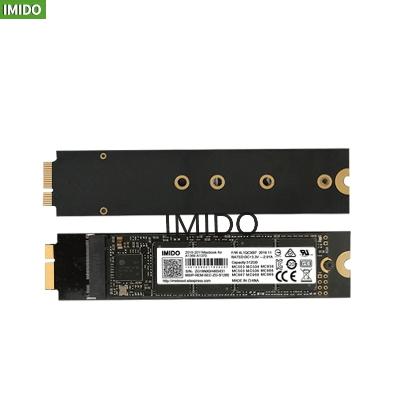 Новый Macbook Air A1369 A1370 для 2010 года 2011 128 ГБ 256 512 ТБ 2 SSD MC503 MC504 MC505 MC506 MC965 MC966 MC968