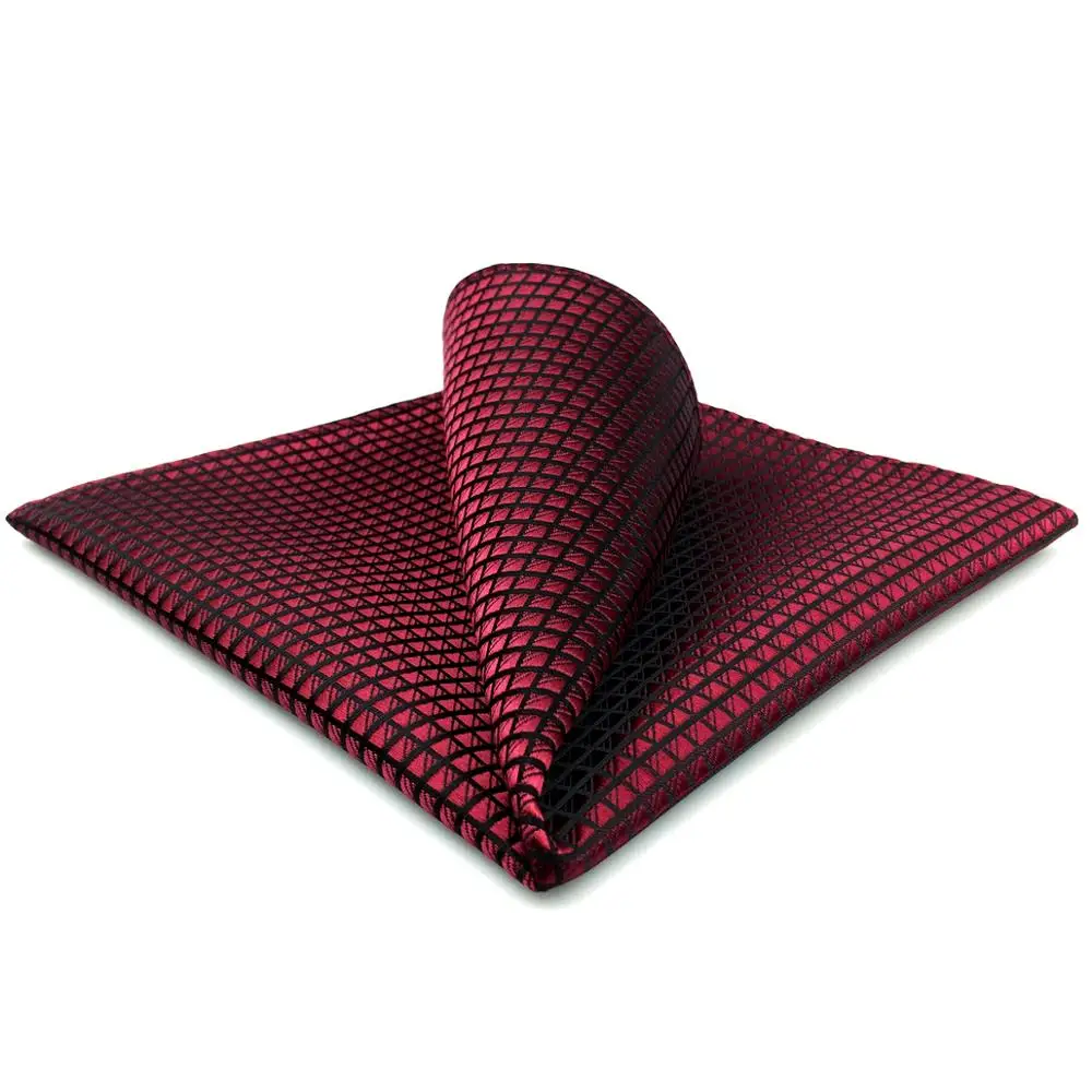 Solid Red Burgundy Crimson Pocket Square Handkerchief Large 12.6&quot Wedding Silk|pocket square silk|black handkerchiefpocket |