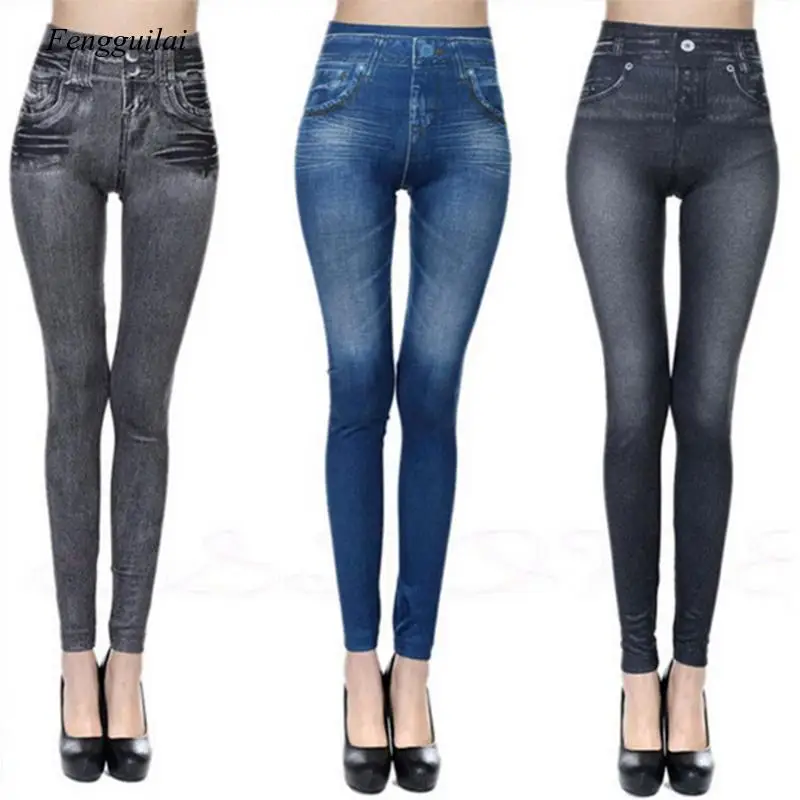 

Push Up Seamless High Waist Warm Jeans Leggings Women Autumn and Winter Elas1Tic0 Velvet Jeggings Pants Leggins Stretch Well