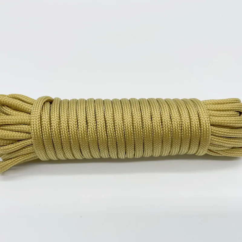 100FT 50FT Dia.4mm 9 Stand Cores Paracord For Survival Parachute Cord Lanyard Camping Climbing Camping Rope Hiking Clothesline