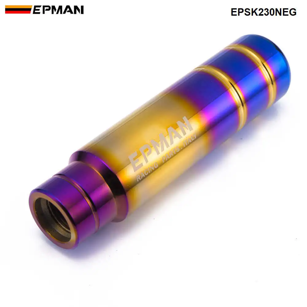 EPMAN JDM Burnt Blue Style Gold Aluminum 13 см ручка переключения передач Рычажная головка для