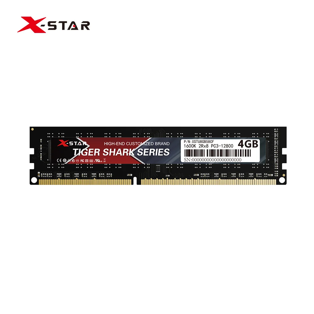 Оперативная память XSTAR DDR3 4 ГБ 8 1600 МГц для настольных ПК 240pin 1 5 В dimm | Компьютеры и
