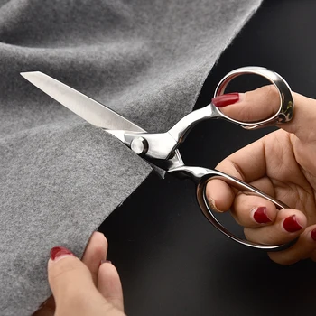 

Professional stainless steel tailor scissors antique high quality fabric leather cutting technology scissors sewing accessories