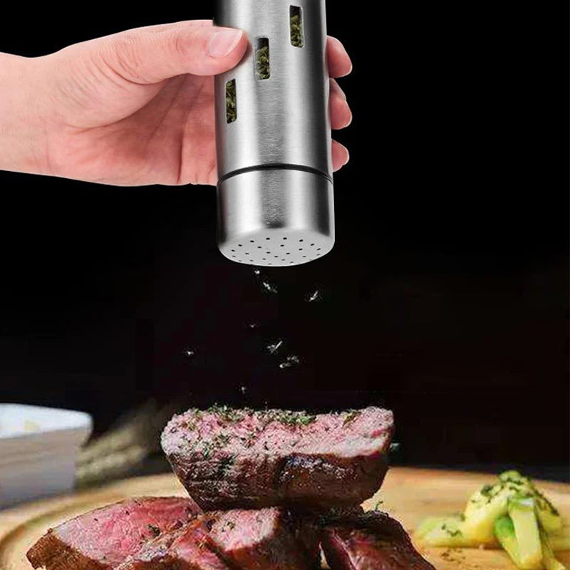 Battery Operated Salt and Pepper Grinder Set Electric Automatic One Handed Salt Pepper Mill with Bright Light