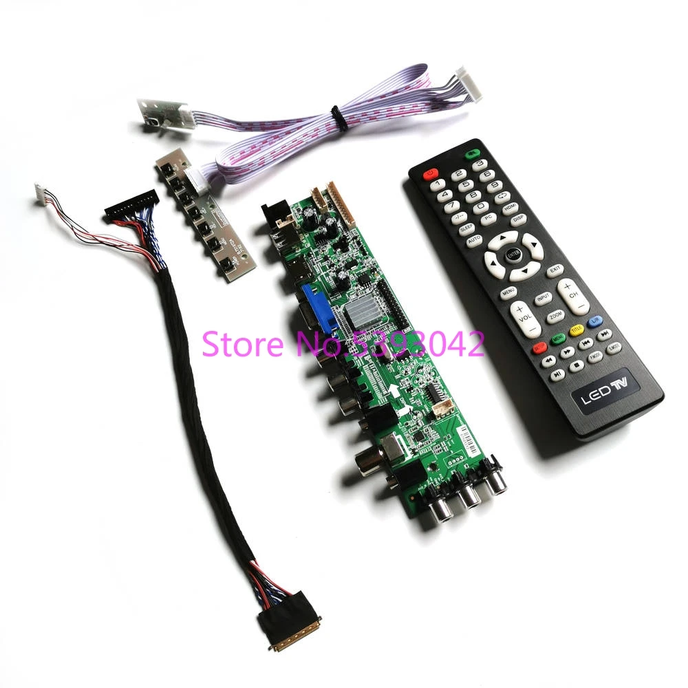 Подходит для LP173WD1 (TL) (E1)/(TL) (F1)/(TL) (G1)/(TL) (G2) экран цифровой DVB C 40Pin LVDS VGA HDMI USB 1600*900 3663
