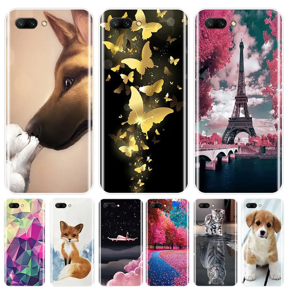Silicone Case For Huawei Honor 7 8 9 10 LITE Soft TPU Cover Cute Animals 8X MAX 7S 7X 7A 7C Pro Phone | Мобильные телефоны и