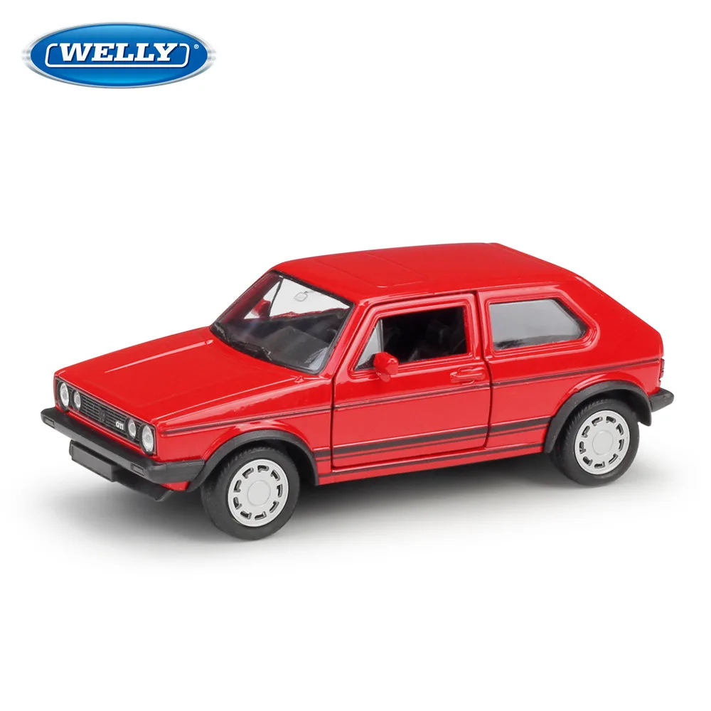 WELLY 1:36 Volkswagen Golf I GTI литой металлический сплав модель игрушечного автомобиля 2