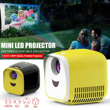 

High Quality Mini Portable Projector LED Home Theater Cinema HD 1080P Display USB/HDMI/TF Card Interface