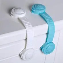 Serrure de sécurité pour enfants, 3 pièces, réglable, Protection pour bébé, Anti pincement, multifonction, porte d'armoire de réfrigérateur 