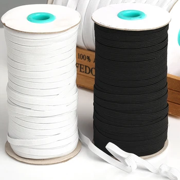 

6mm Elastic Band Face Mask Ears Rope Cord String Elastic Band Tape Mask Ear Hanging Rope Round Cord For DIY Sewing Crafts