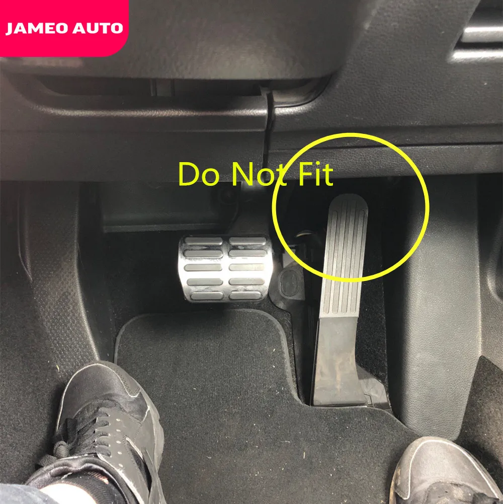 Автомобильные педали Jameo из нержавеющей стали подставки для ног Skoda Octavia A5 Volkswagen VW