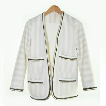 

Women Suit 2019 Spring and Summer Color Matching Thick Short Coat