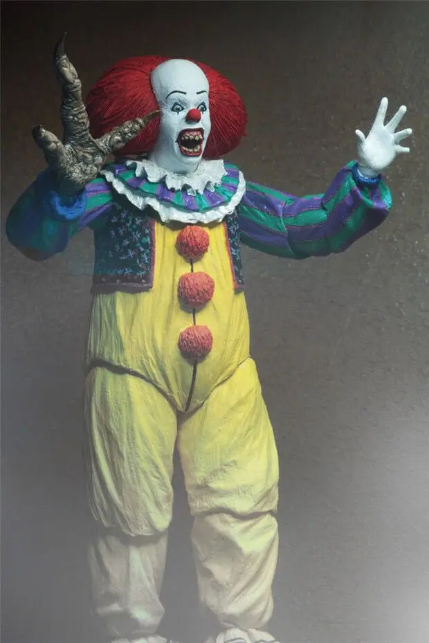 7 дюймов NECA IT Pennywise Joker 1990 старая версия клоун фигурка игрушка на Хэллоуин Кукла подарок