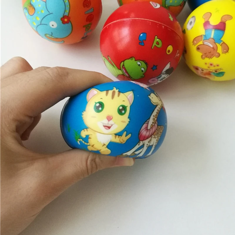 6,3 см Детские Мультяшные животные, игрушки, шарики, губка, пена, руки, сжимаются, антистресс, рельефные шарики, спортивные игрушки для детей на открытом воздухе
