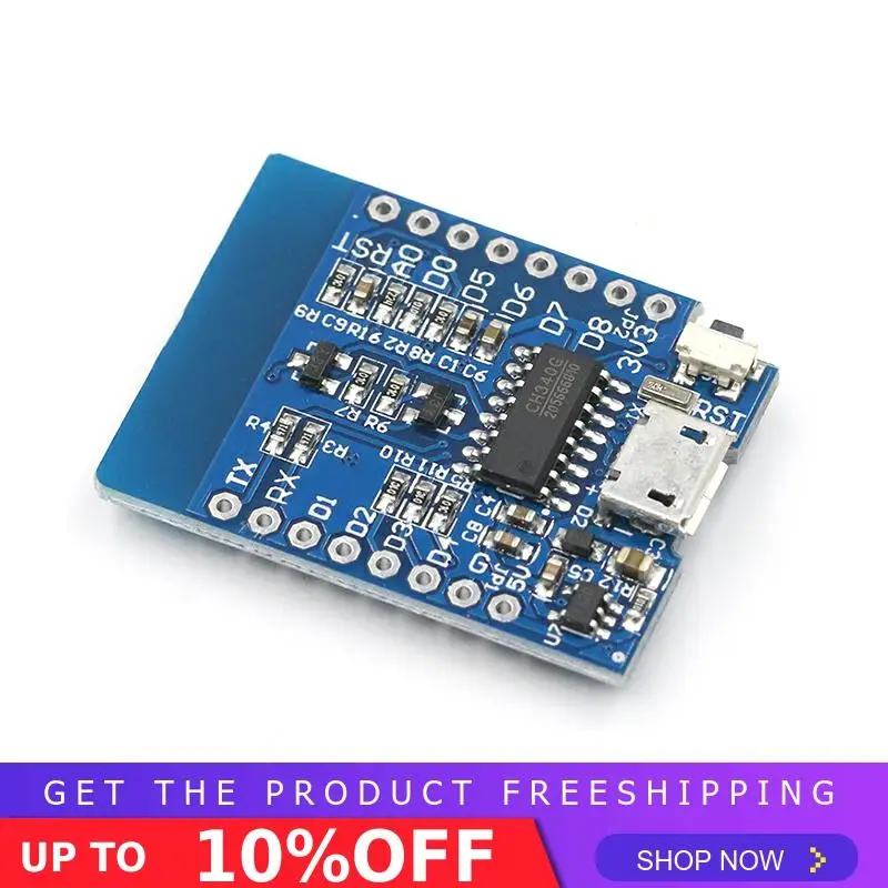 1 шт. D1 mini-Mini NodeMcu 4 м байт Lua wifi Интернет вещей макетная плата на основе ESP8266 от WeMos