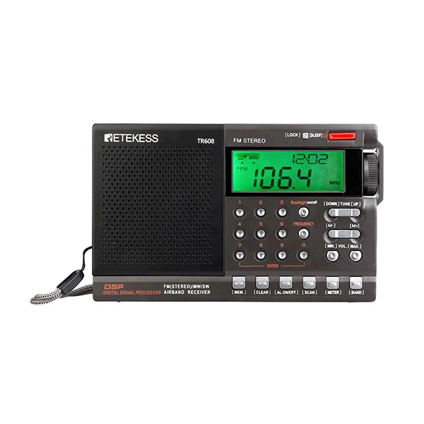 Retekess TR608 FM/MW/SW/Air Многополосный Радио динамик Портативный ...