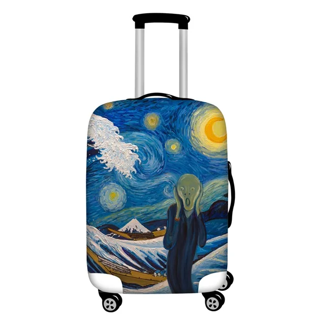 sky bag printed trolley