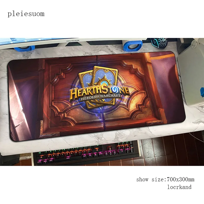 Hearthstone mouse pad cheapest mousepads 700x300x3mm best gaming mousepad gamer HD print