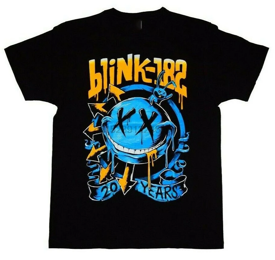 Blink 182 20 лет новинка Мужская футболка Enema Of The State Dude ранчо Чеширский кот оптовая