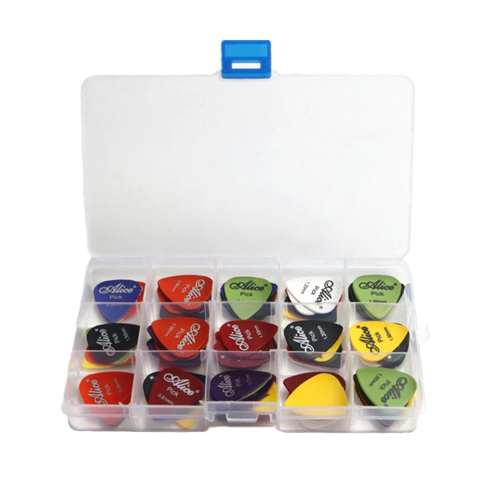 Guitar Picks 24/30/40/50pcs Acoustic Electric Bass Thickness Mix 0.58-1.5