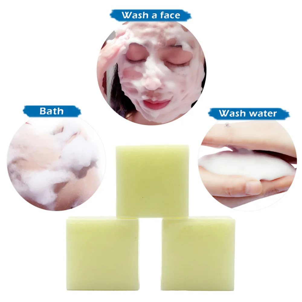 Removal Pimple Pore Acne Treatment Sea Salt Soap Cleaner Moisturizing Goat Milk Soap Face Care Wash Basis Soap 100g